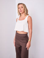 KIKI CROP TOP - WHITE