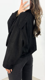 TYLER BOMBER JACKET - BLACK