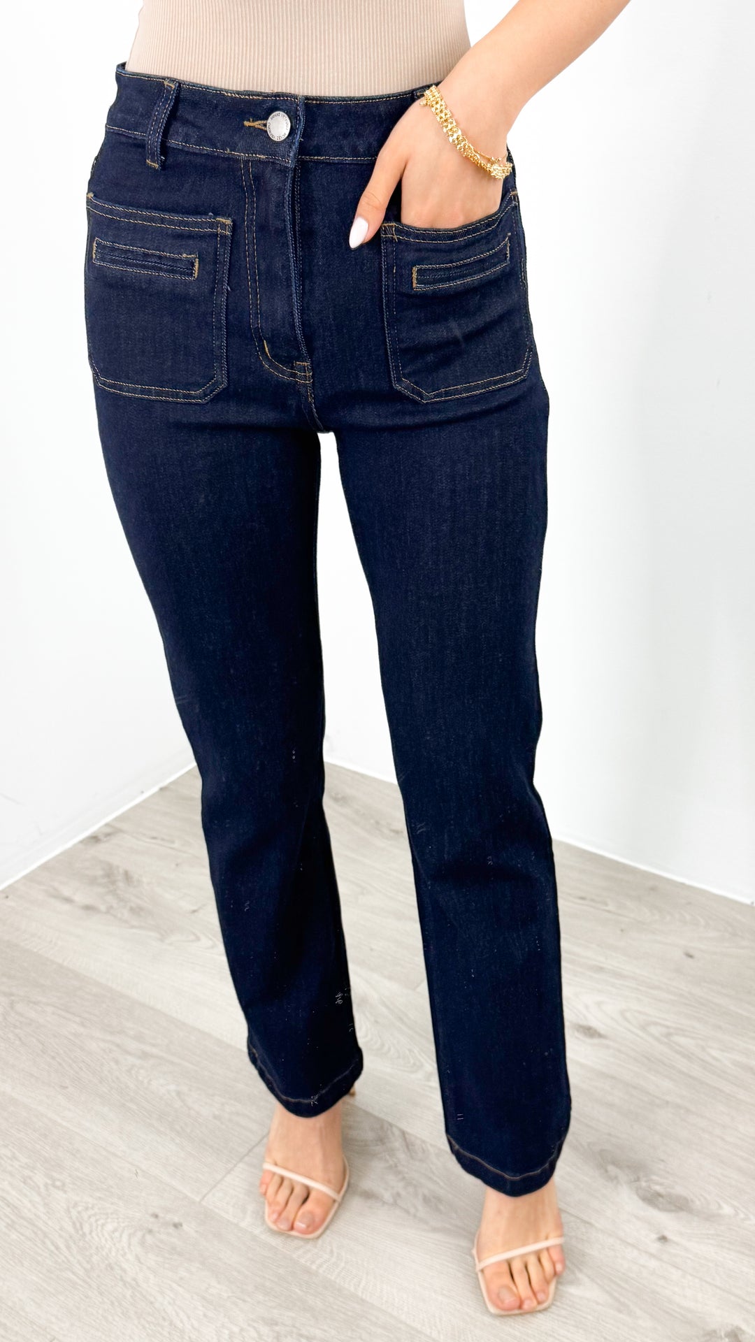 JACKSON STRAIGHT LEG JEAN - INDIGO BLUE