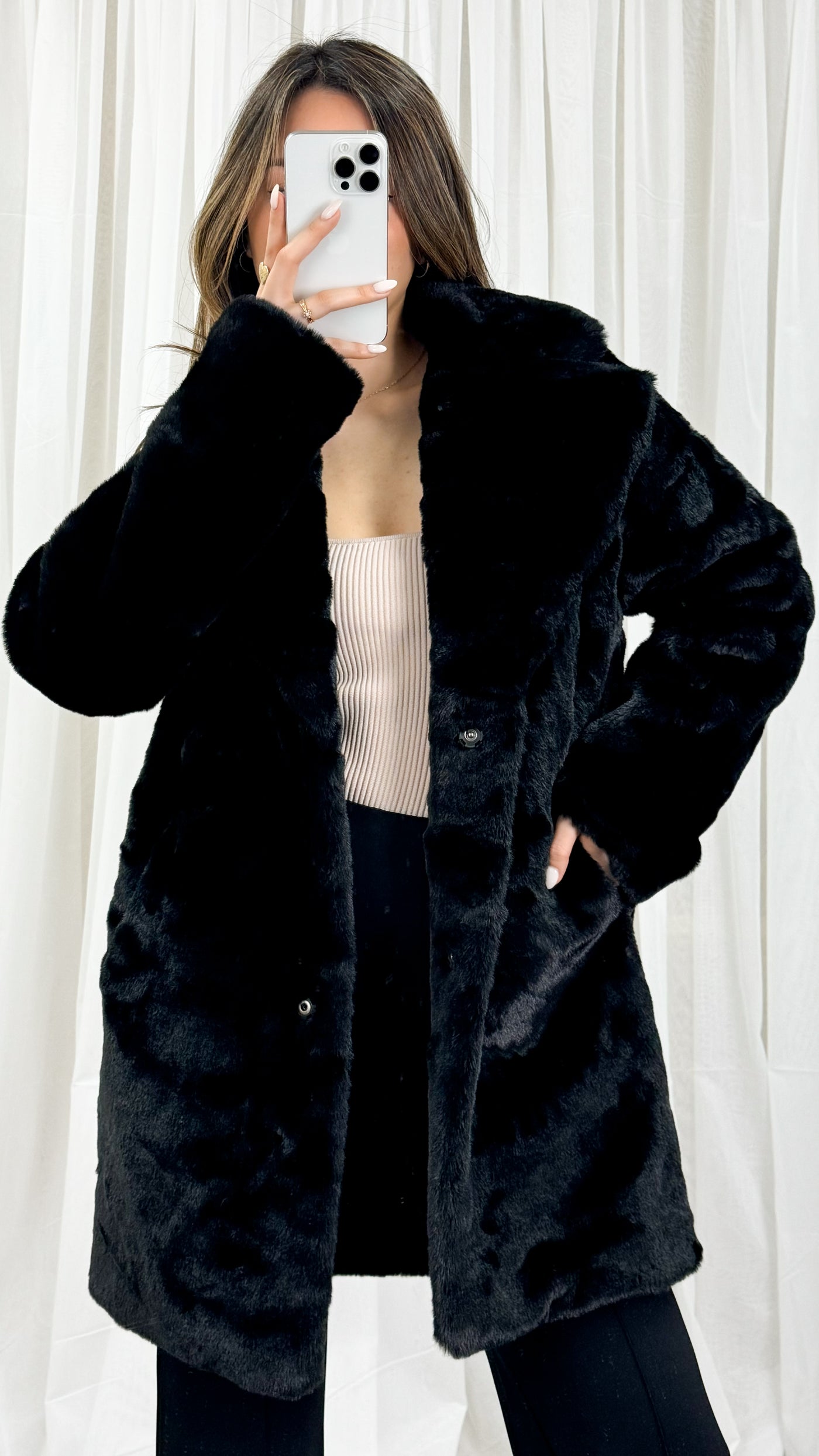 LANI COAT - BLACK