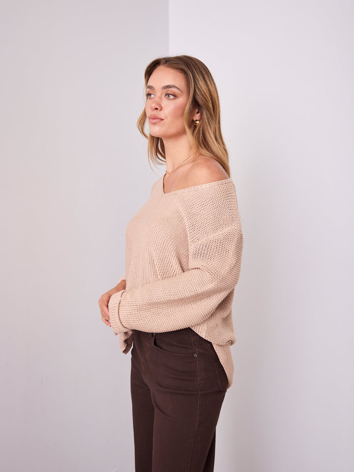 TIANA KNIT - MOCHA