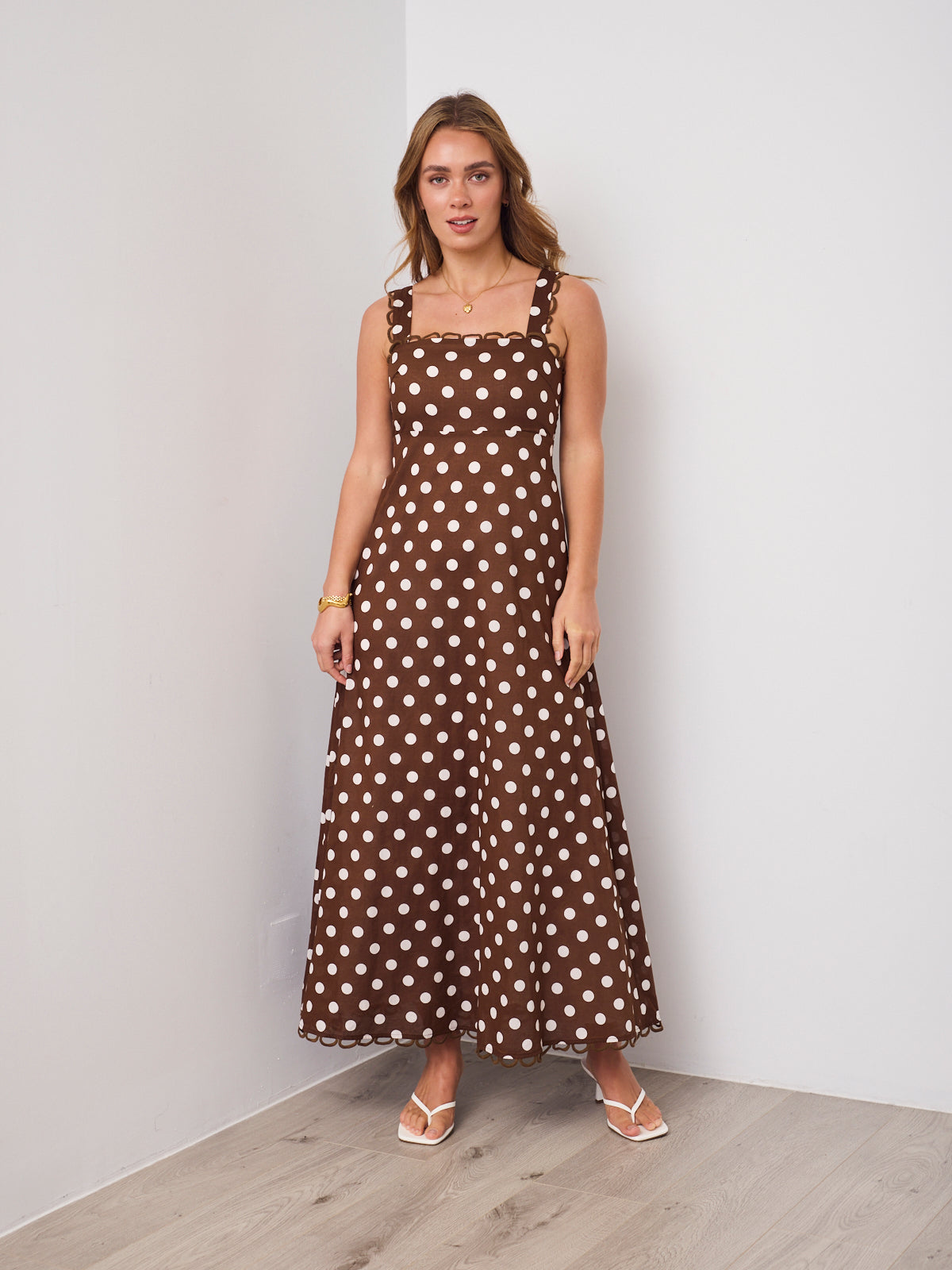 GRACIE DRESS - CHOCOLATE