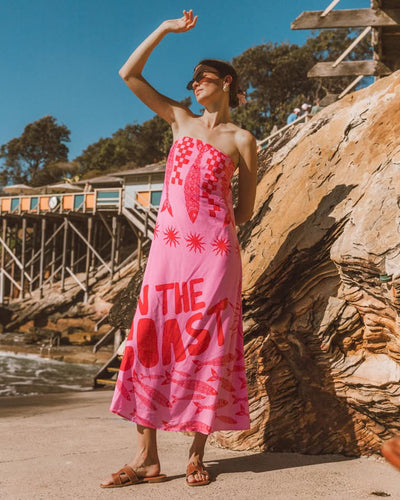 ON THE COAST MAXI - PINK