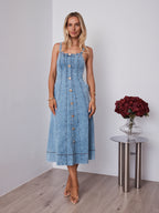 MAVEN DRESS - DENIM