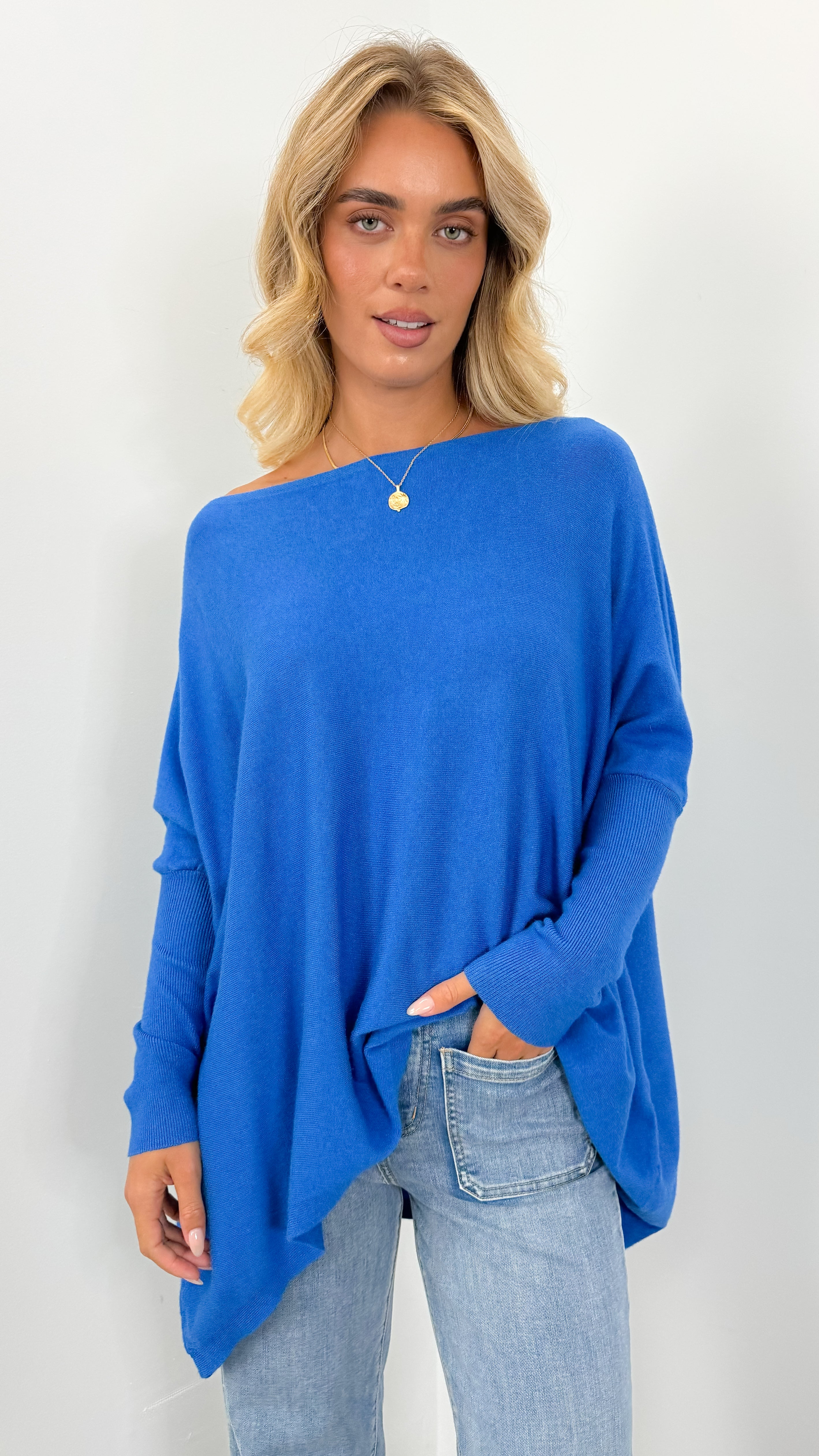TESSA KNIT - COBOLT BLUE