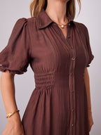 MARCIA DRESS - CHOCOLATE