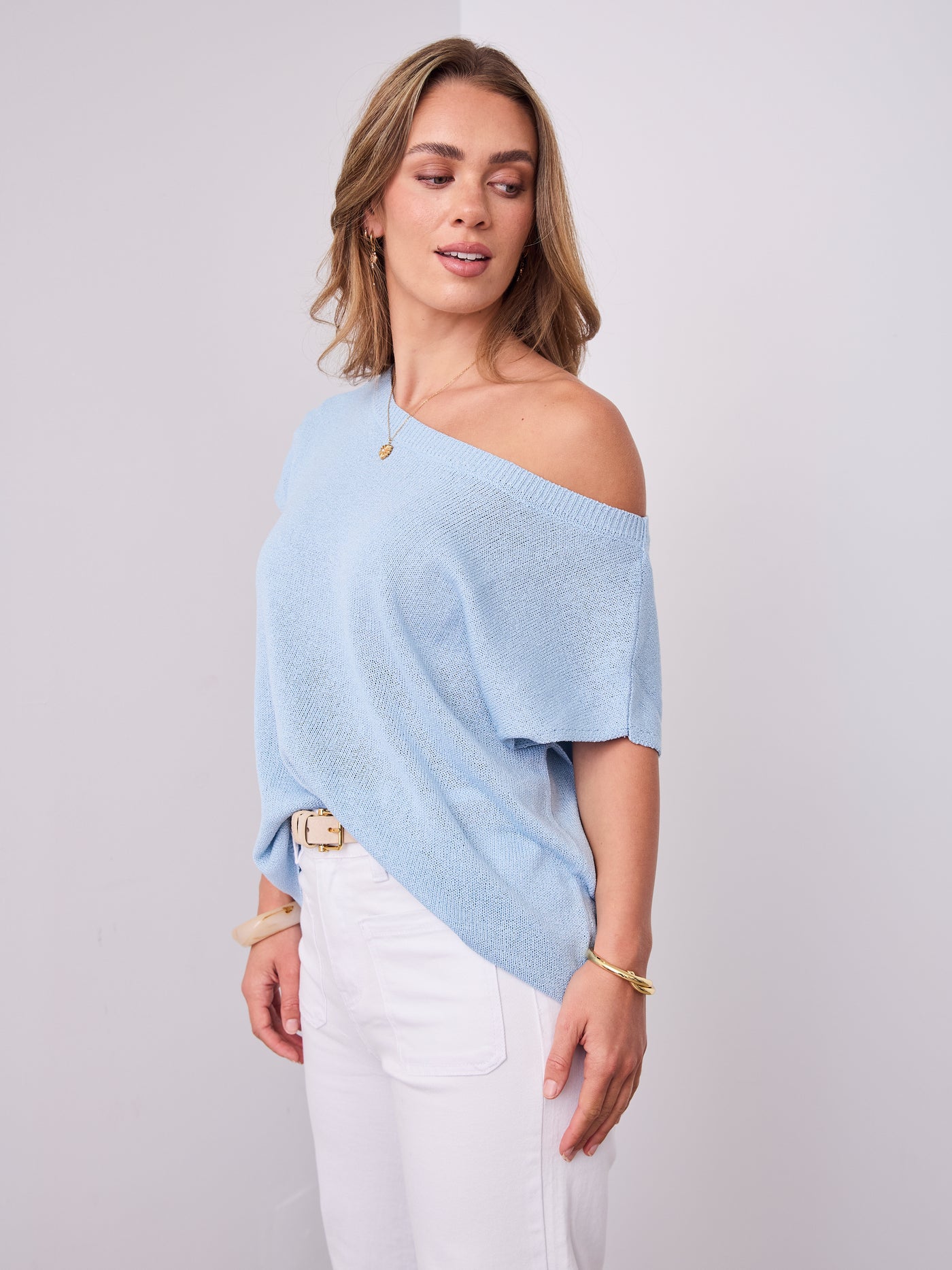 KATHERINE KNIT - SKY BLUE