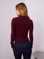 NINA TOP - MERLOT