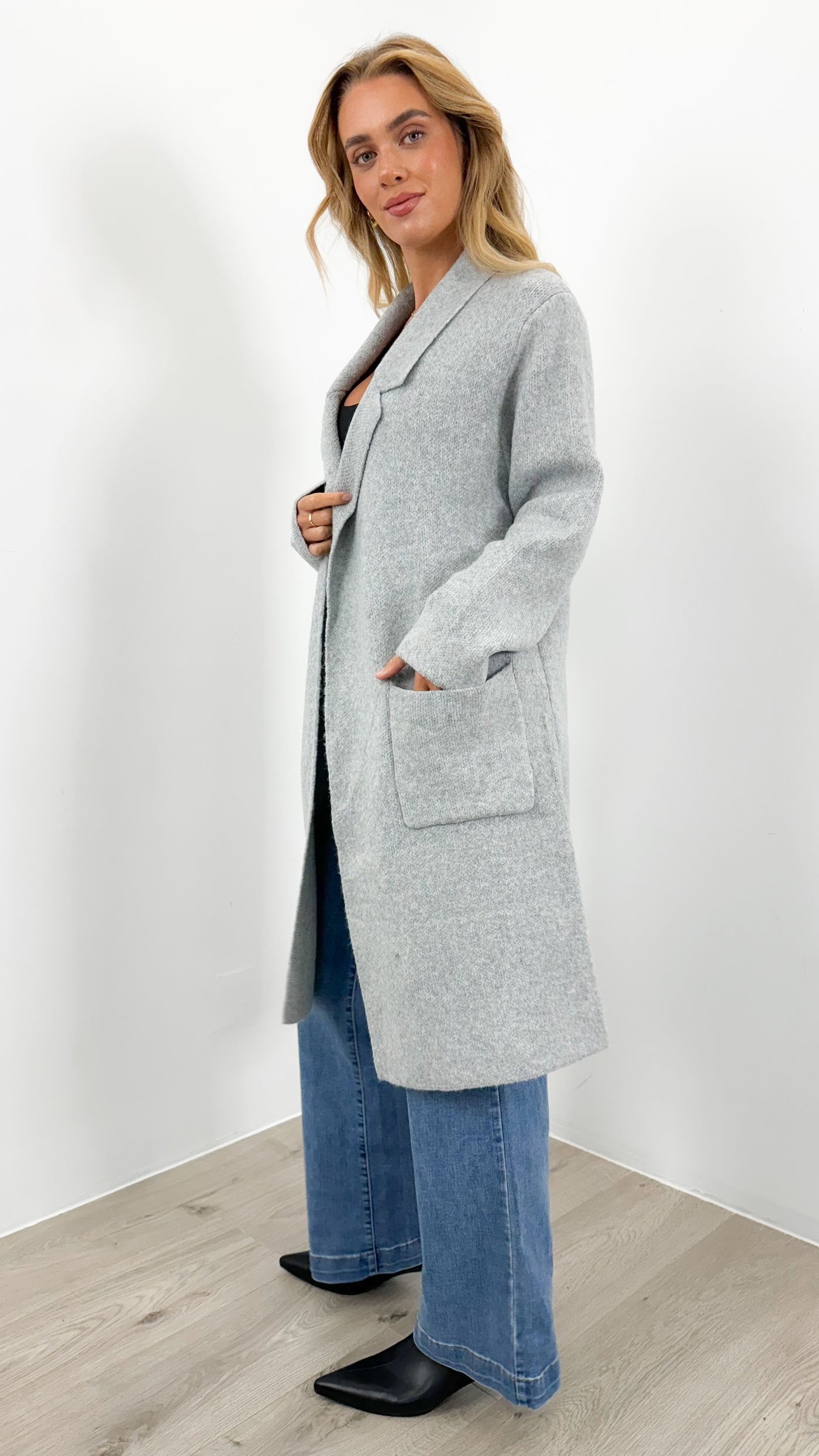 ALBA COATIGAN - GREY