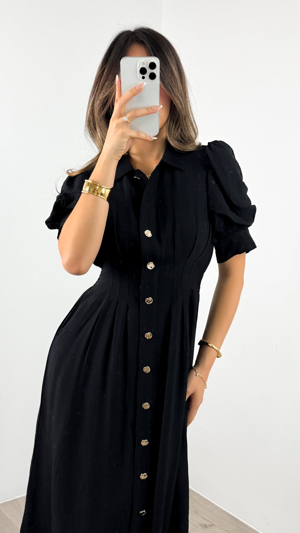 CASSANDRA DRESS - BLACK