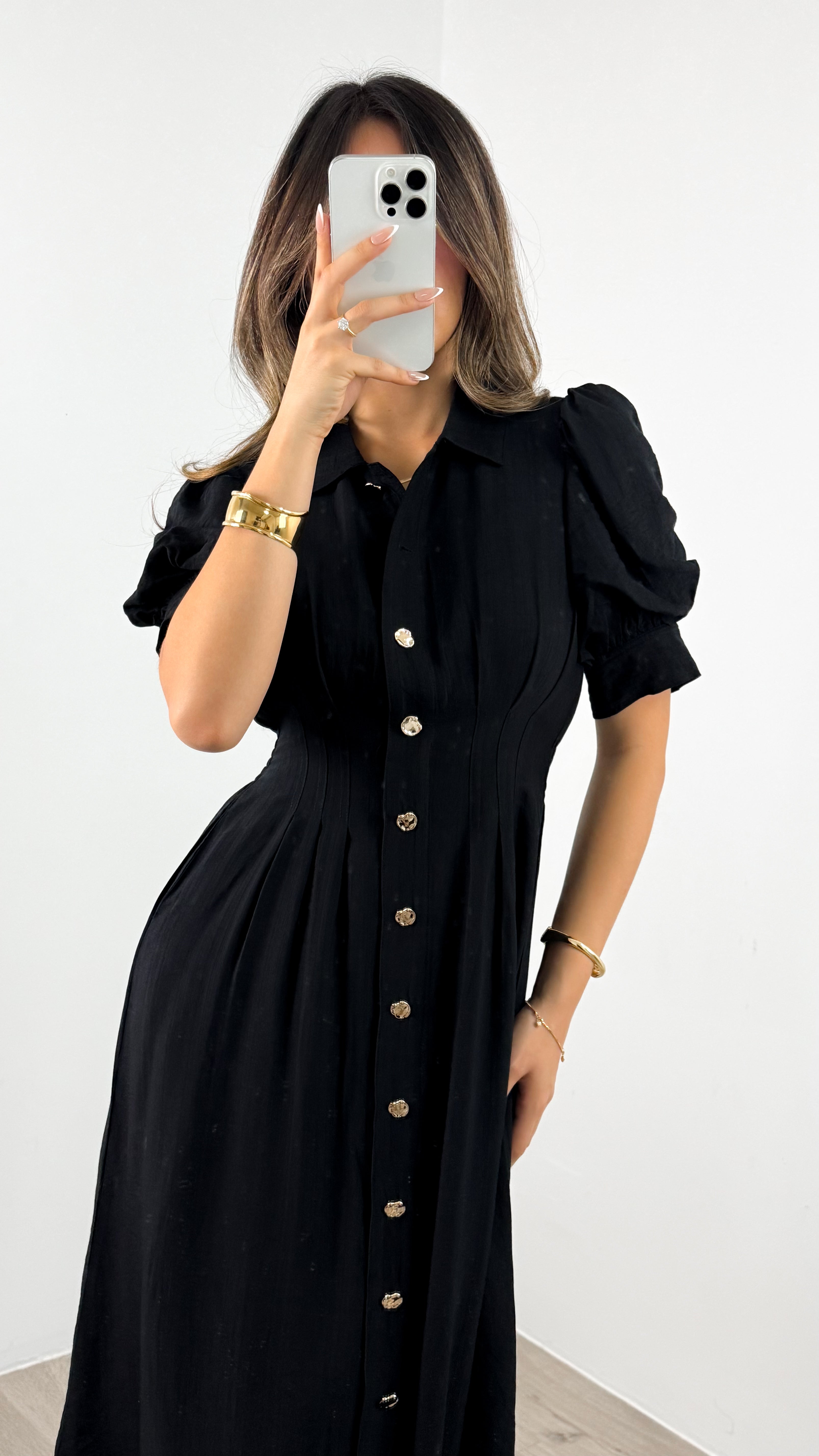 CASSANDRA DRESS - BLACK