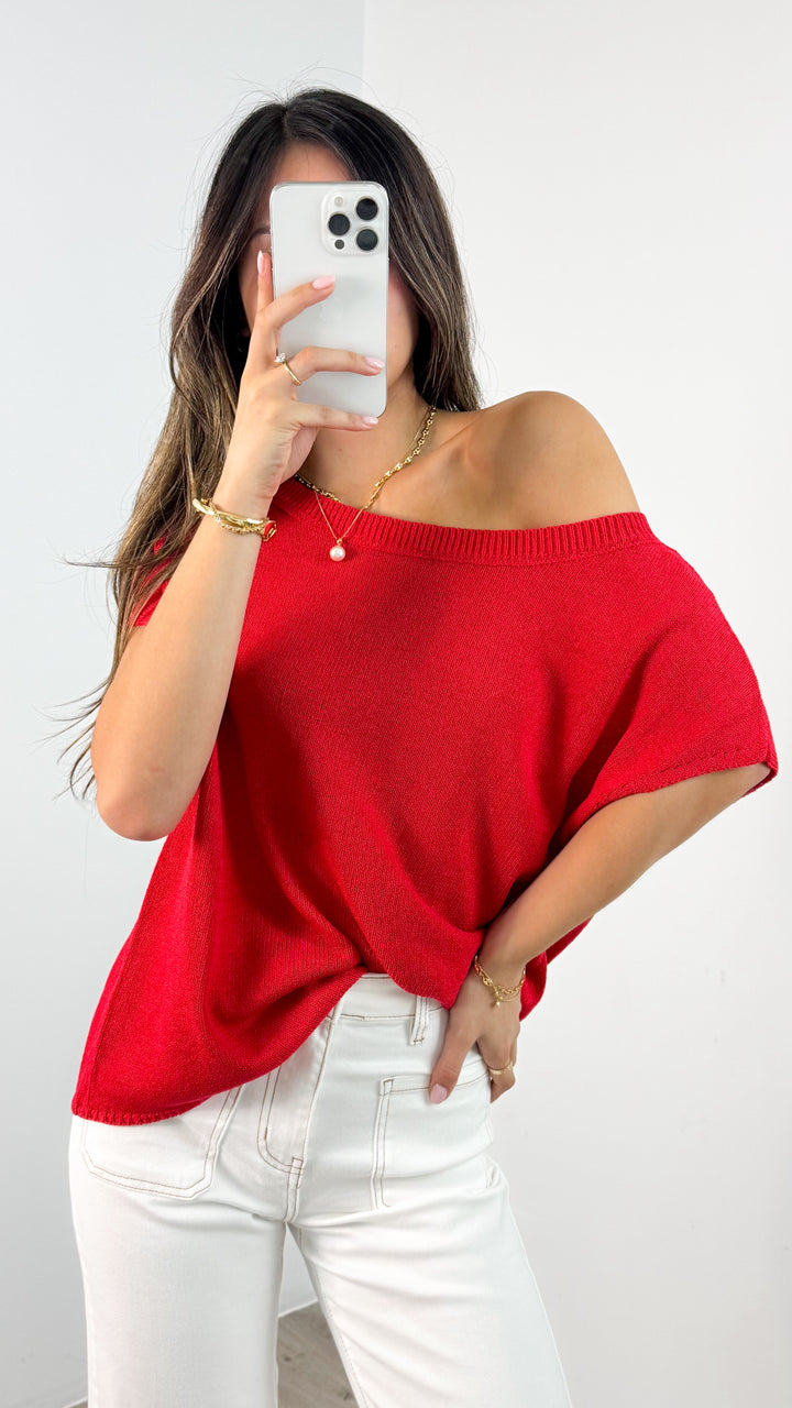 KATHERINE KNIT - RED