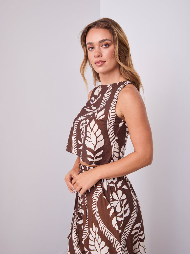 FELIX TOP - CHOCOLATE