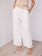 BAKER LINEN PANT - WHITE