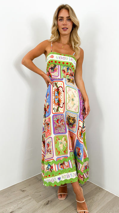 PLAYA MAXI DRESS - MULTI