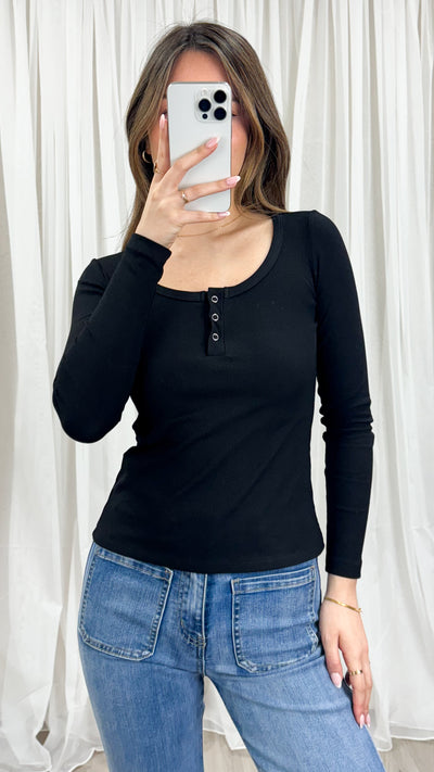 ZARRIE TOP - BLACK