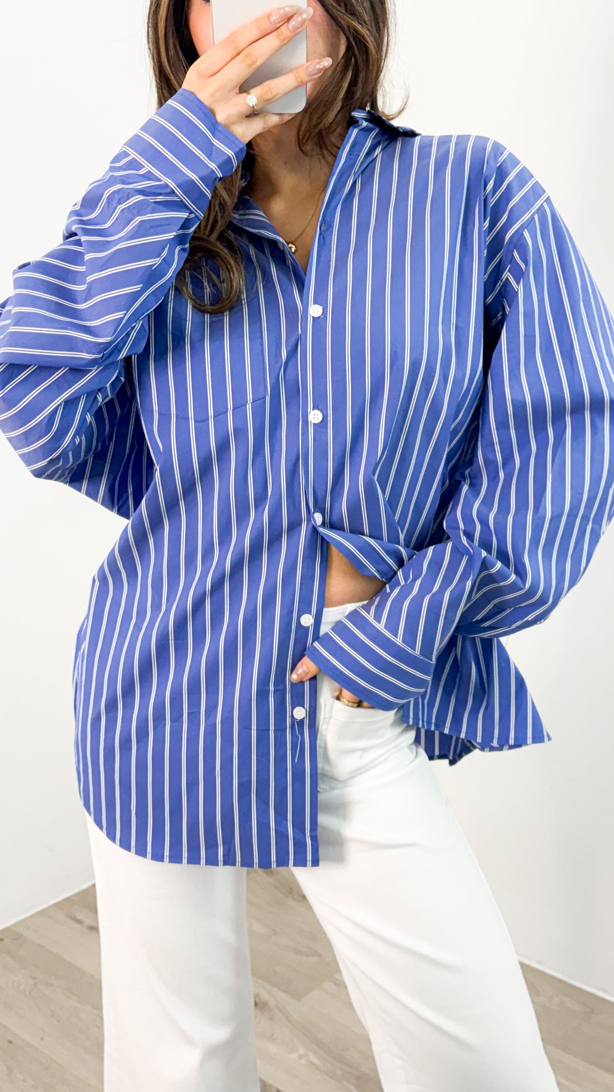 JOHNNY SHIRT - BLUE STRIPE