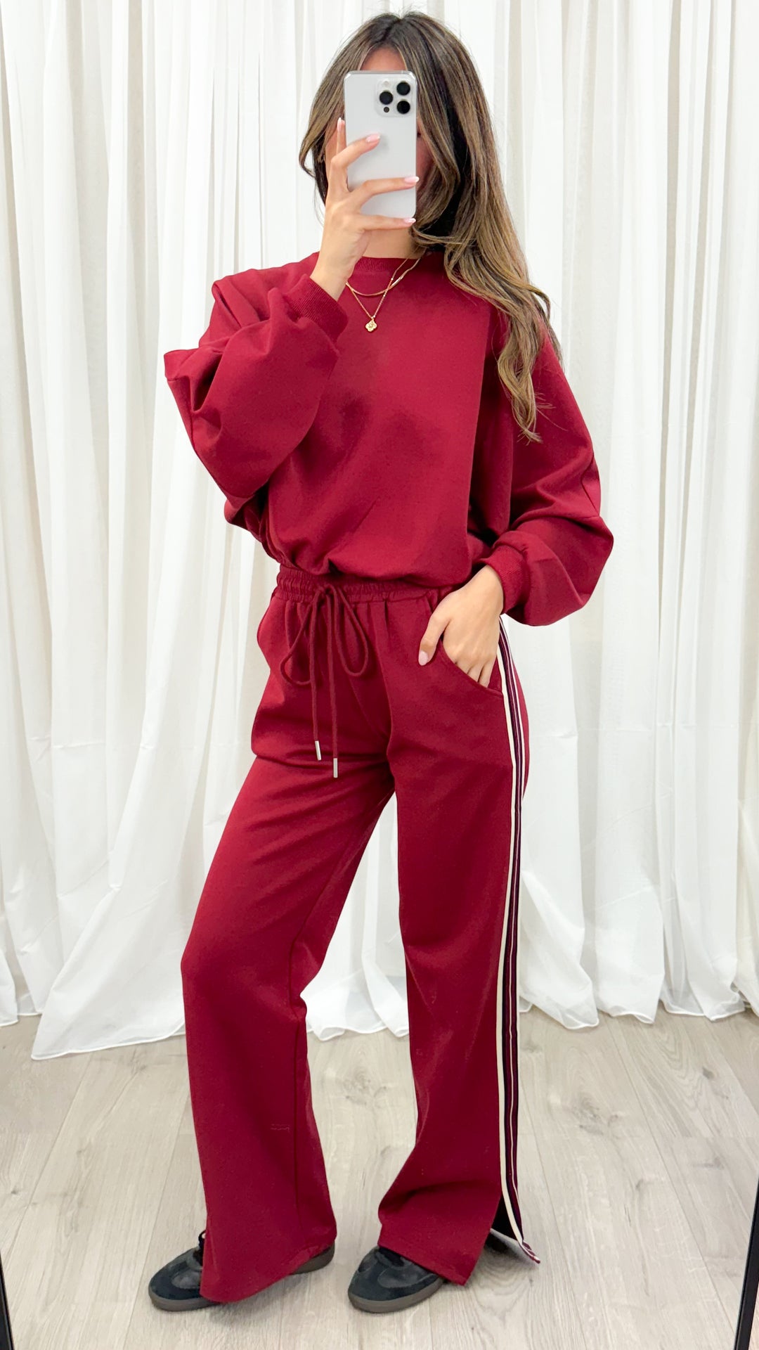 DANTE SWEAT TOP - WINE