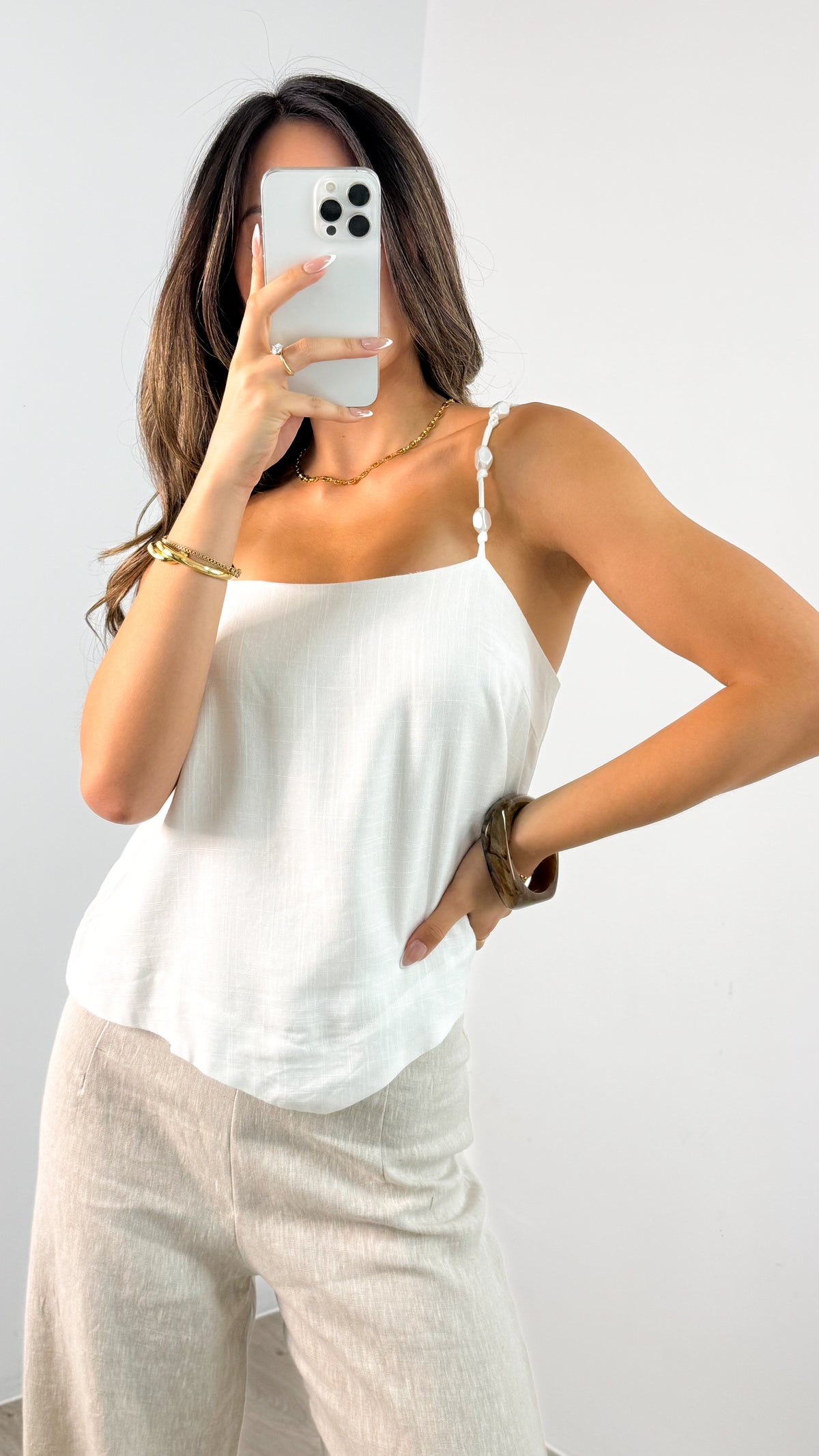 PORTELLI TOP - WHITE