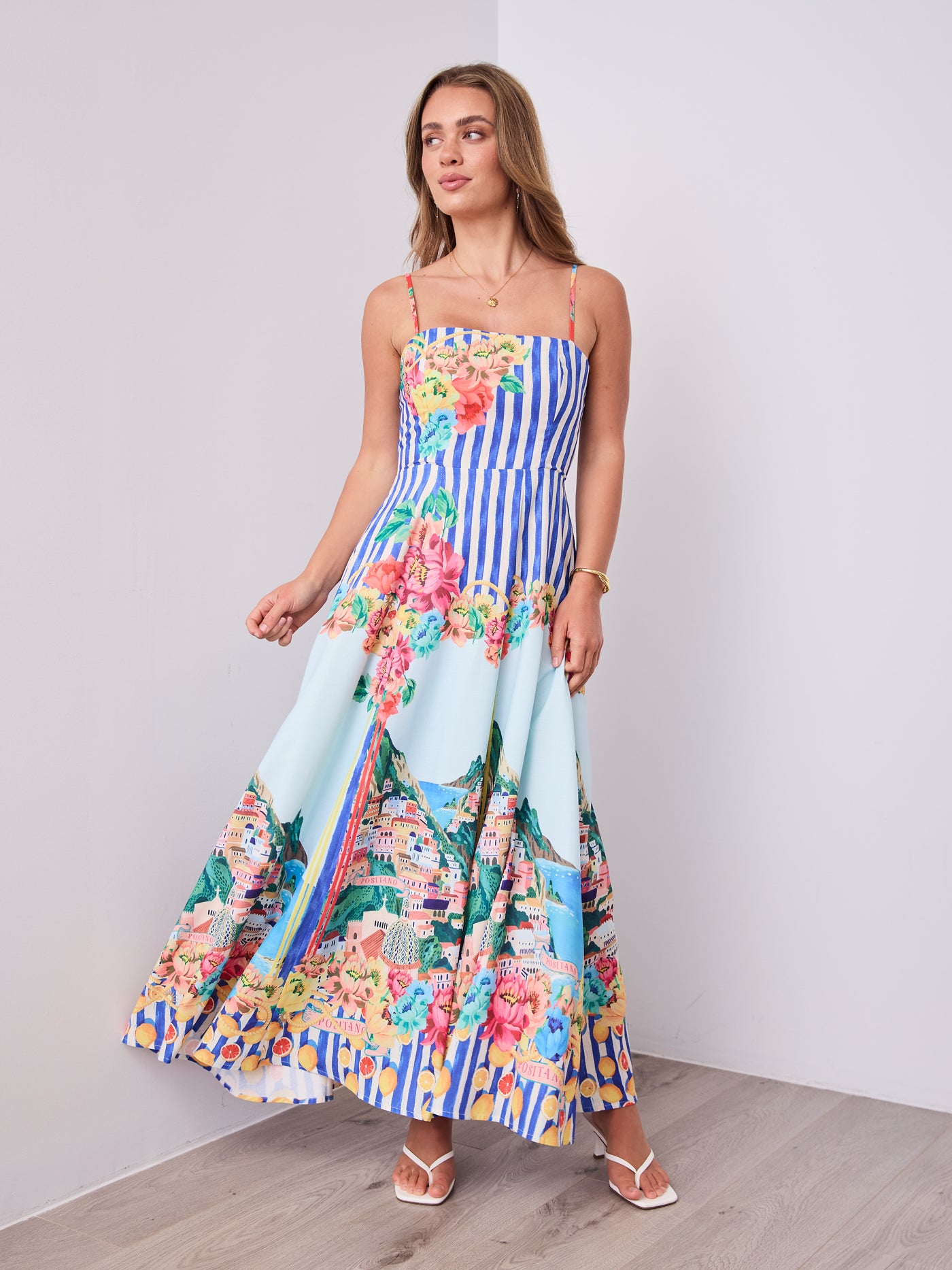 POSITANO SUNDRESS - MULTI