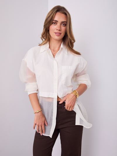 NARA SHIRT -  OFF WHITE