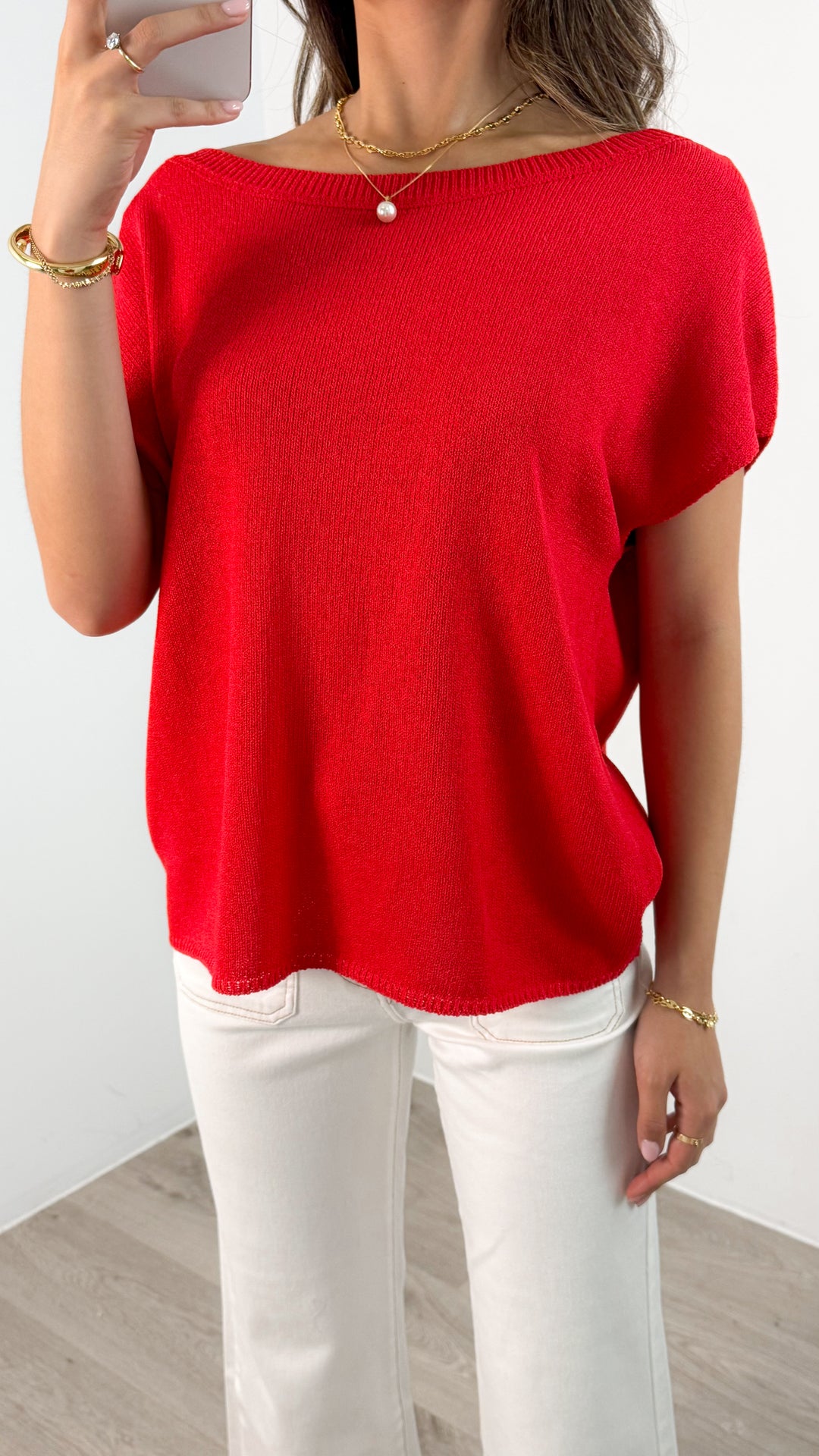 KATHERINE KNIT - RED