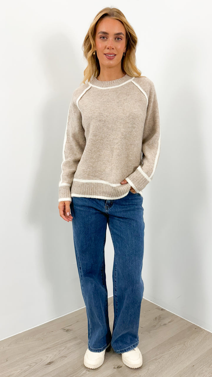 NAOMI KNIT - BEIGE
