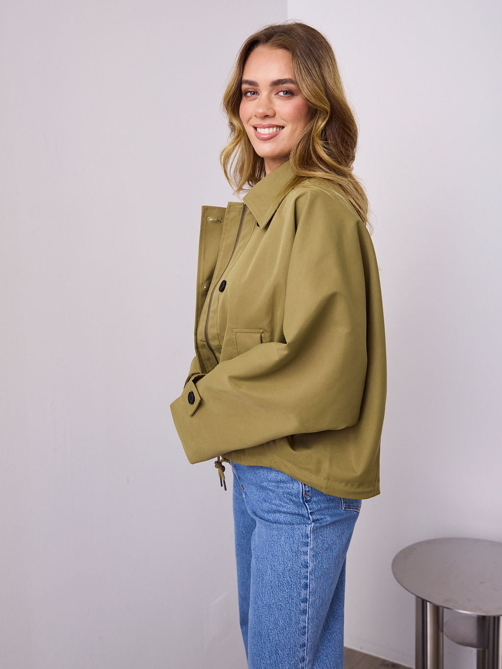 BALVIN JACKET - OLIVE GREEN