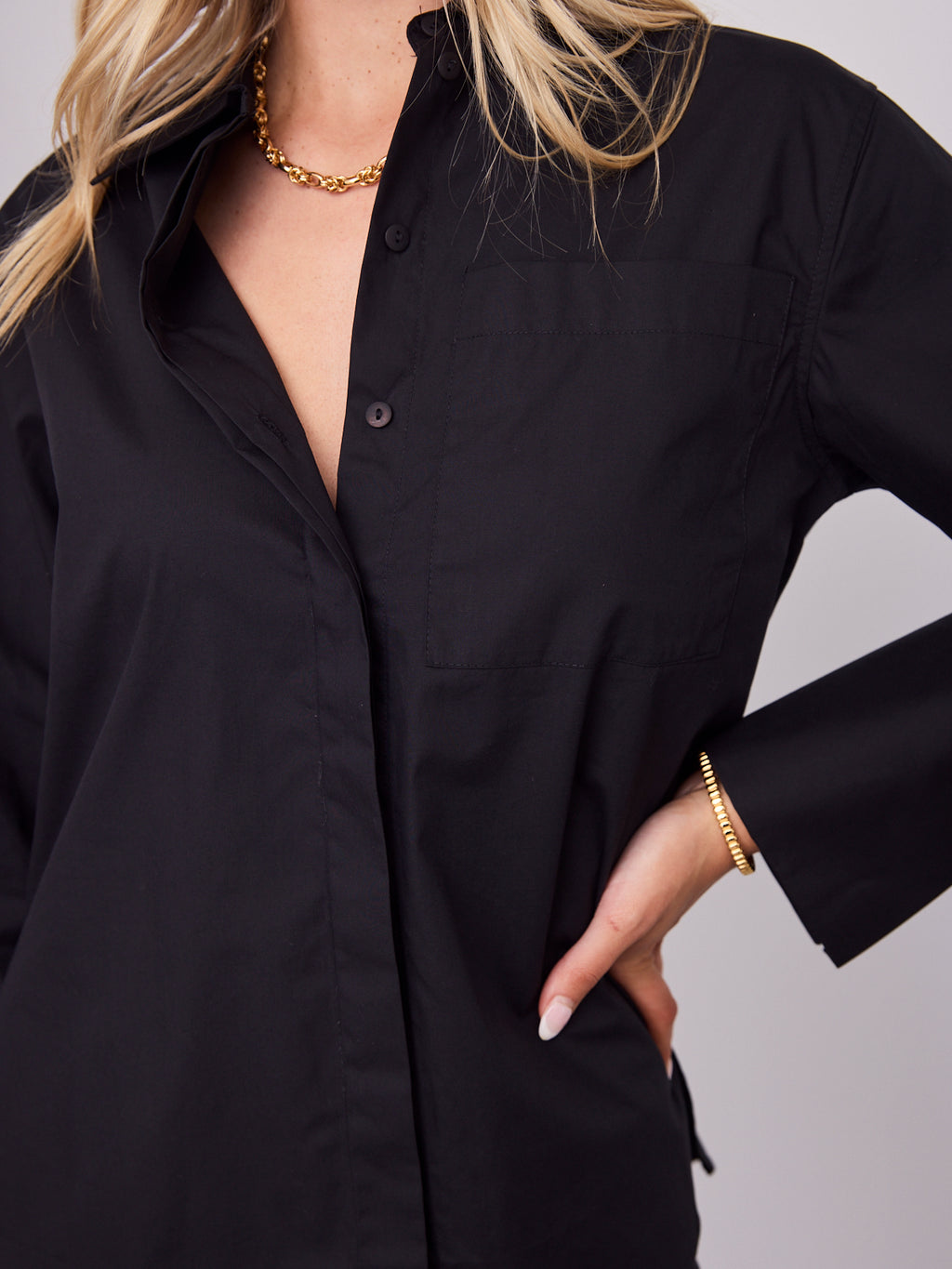 XAVIER SHIRT - BLACK