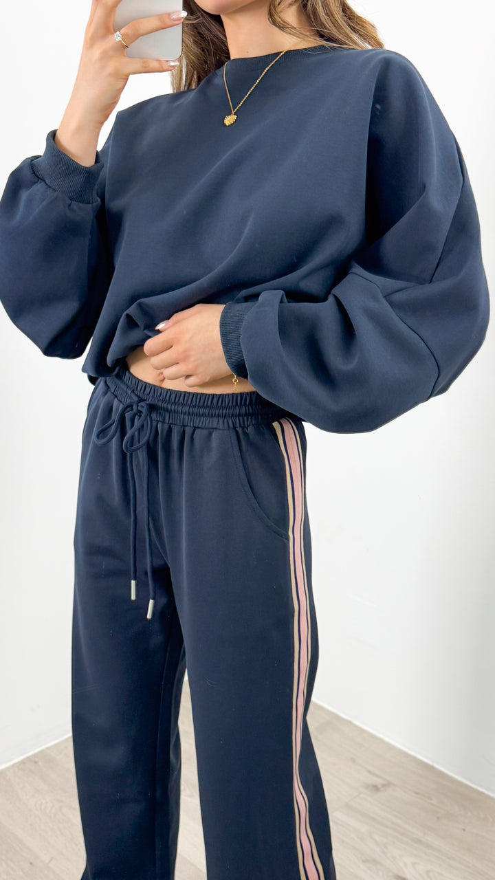 DANTE SWEAT TOP - NAVY