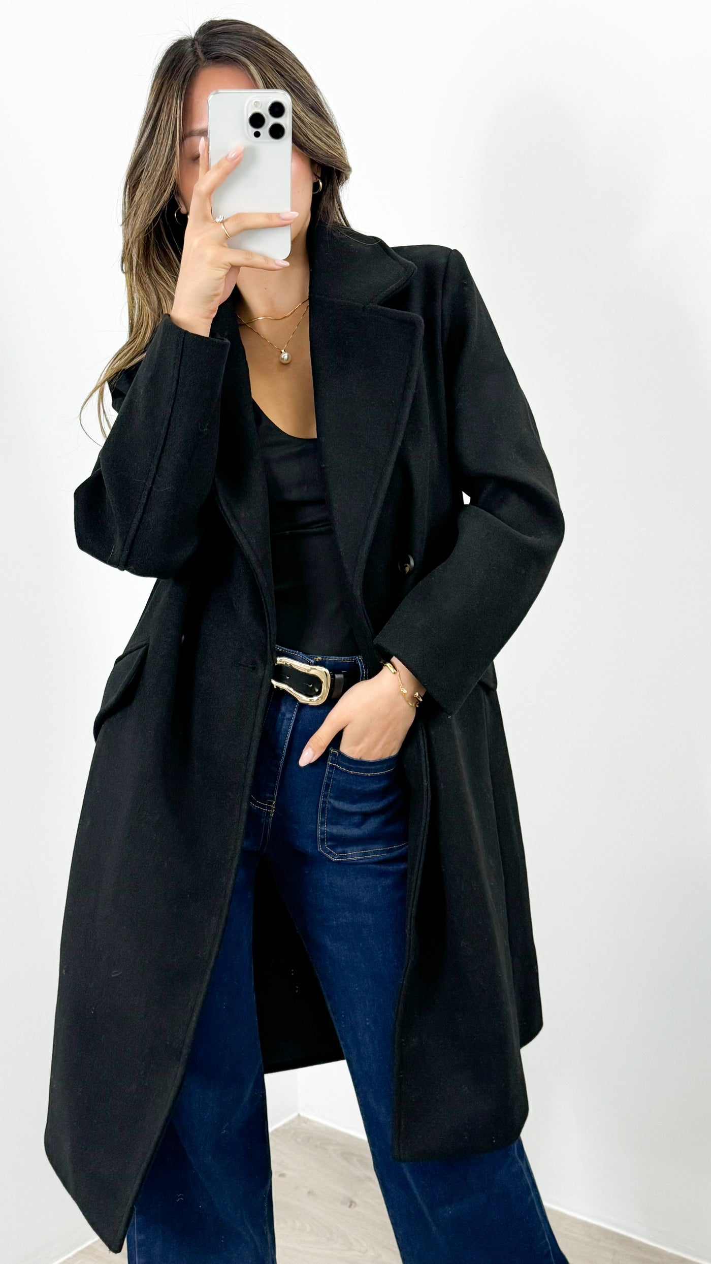 ARABELLA COAT - BLACK