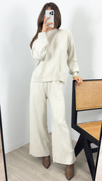 DELTA KNIT PANT - BONE
