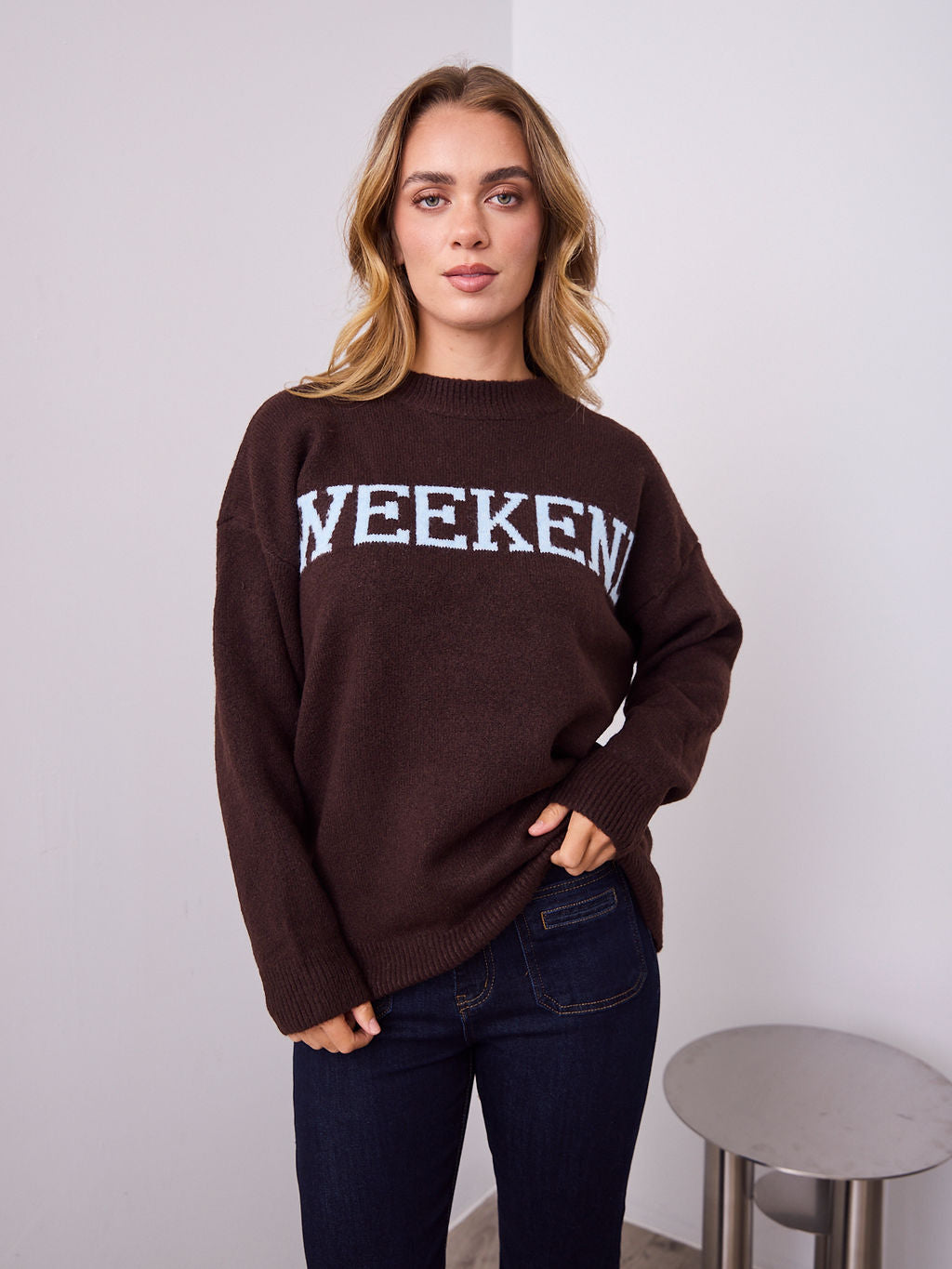WEEKEND KNIT - CHOCOLATE