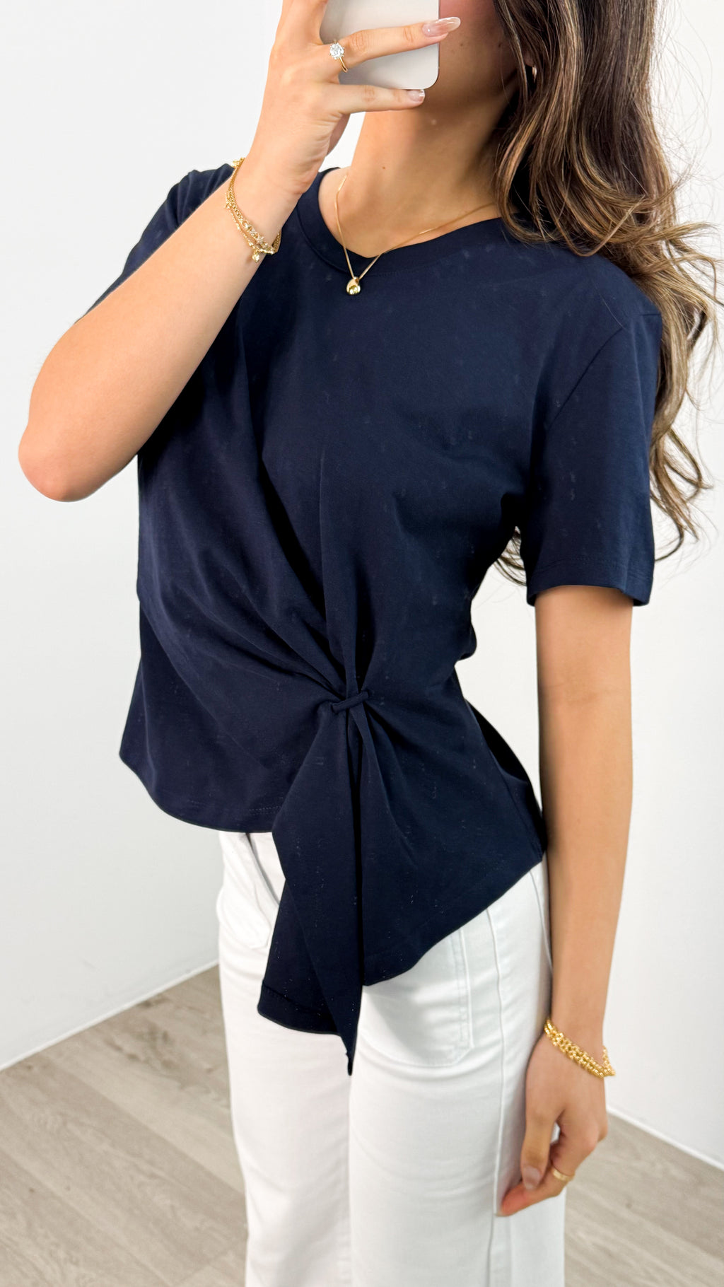 VALENTINA TEE - NAVY