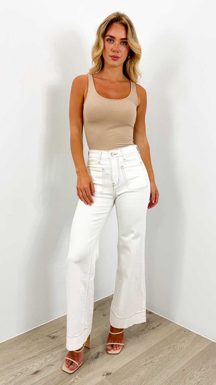 FITZROY JEAN - OFF WHITE