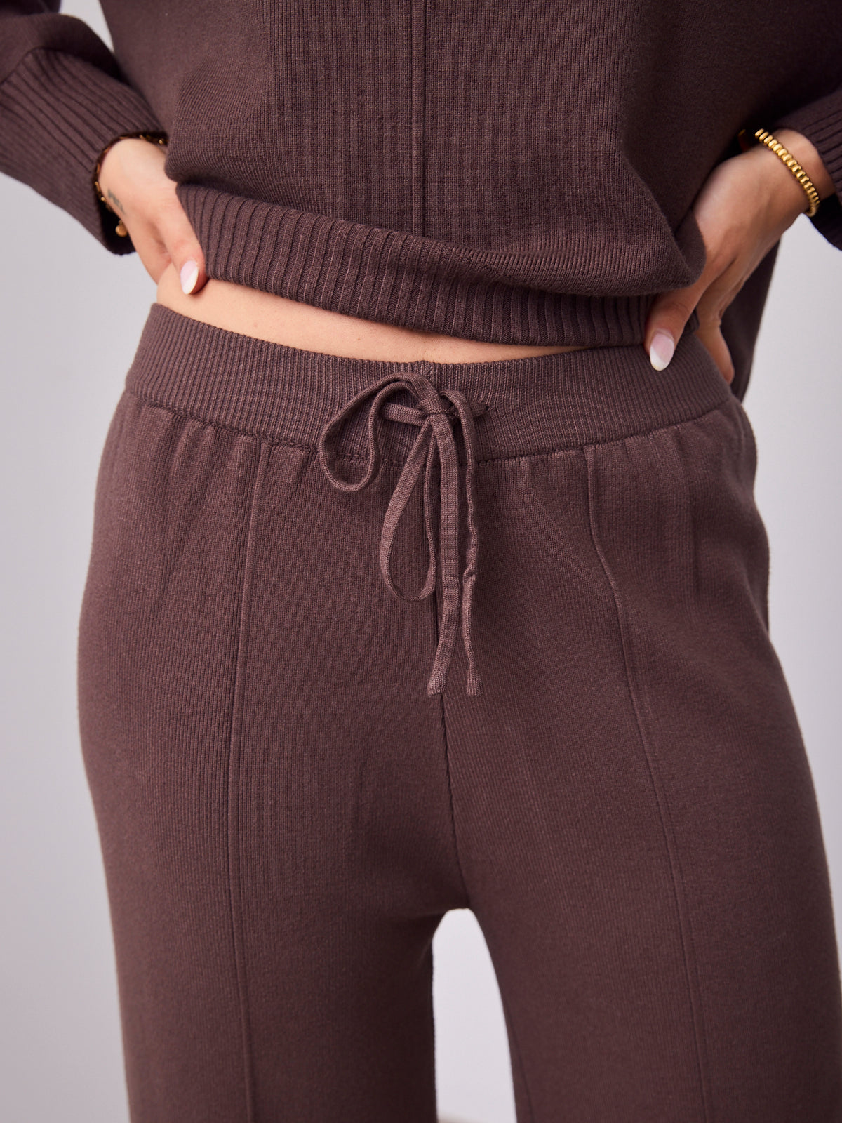 DELTA KNIT PANT - ESPRESSO