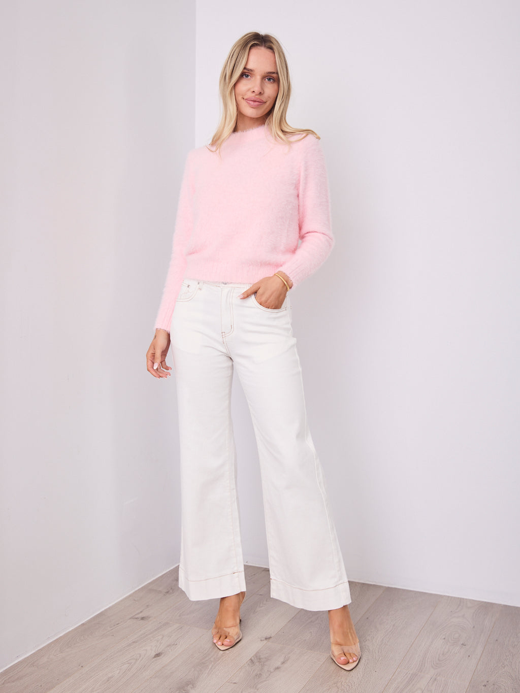 DOMINIQUE KNIT - SOFT PINK