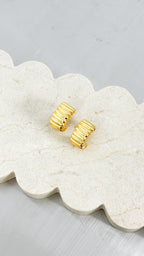 INDIRA 18K GOLD PLATED EARRINGS - GOLD