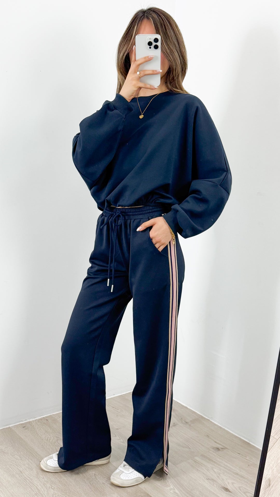 DANTE SWEAT TOP - NAVY