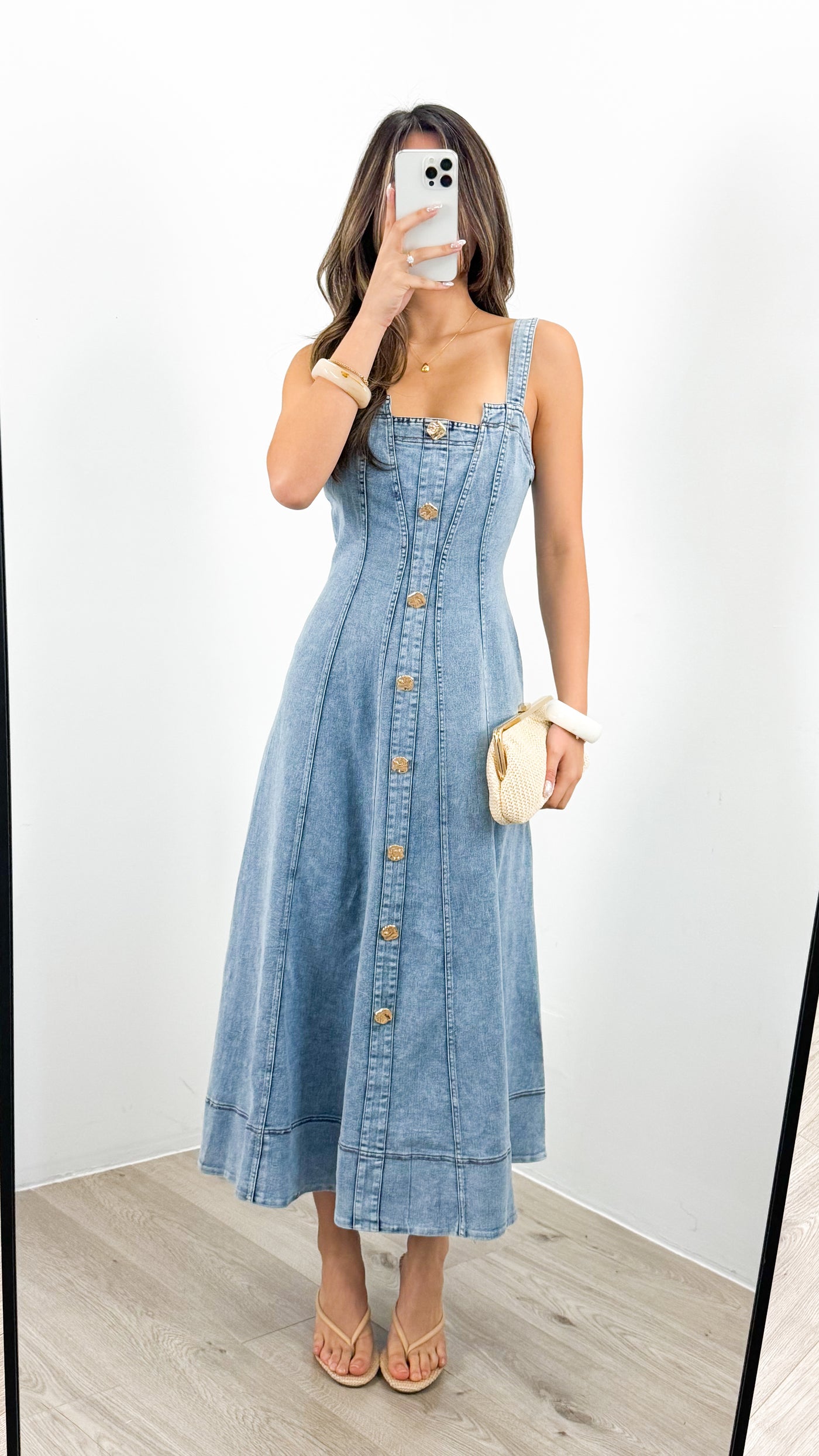 MAVEN DRESS - DENIM