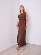 ANGIE DRESS - CHOCOLATE