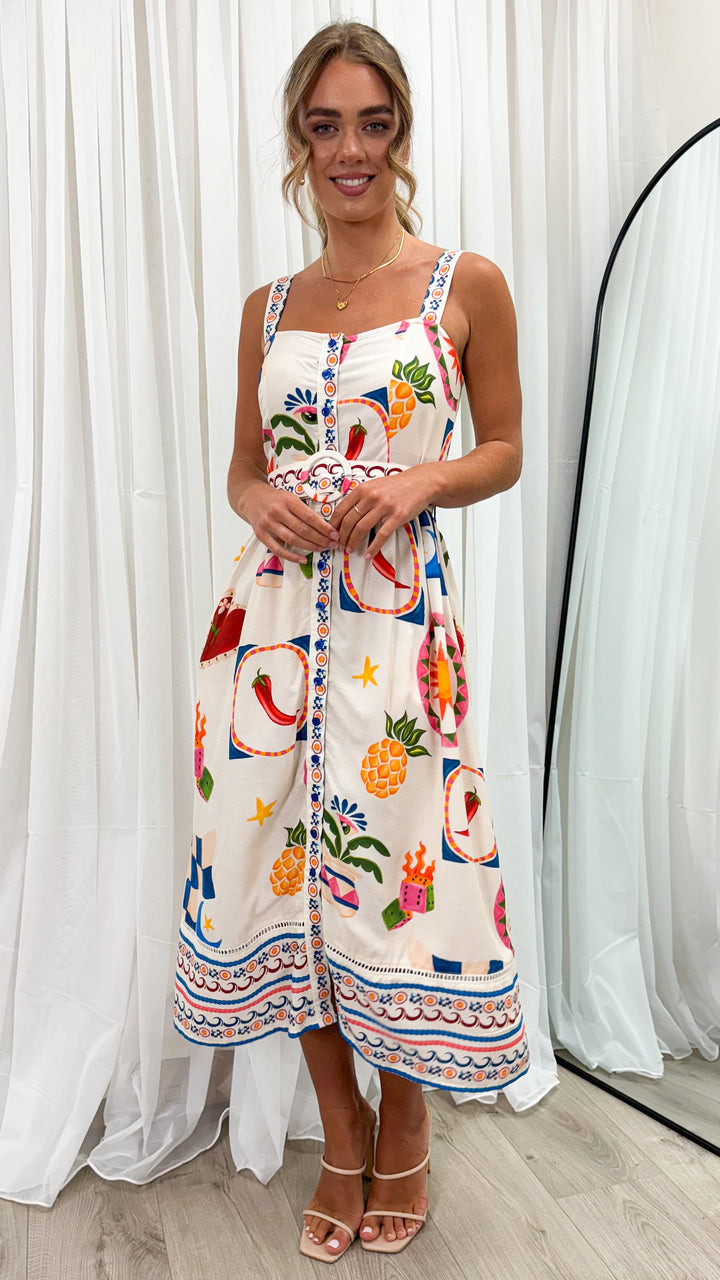 ALLORA DRESS - BEIGE