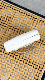 CELINA STATEMENT CLUTCH - WHITE