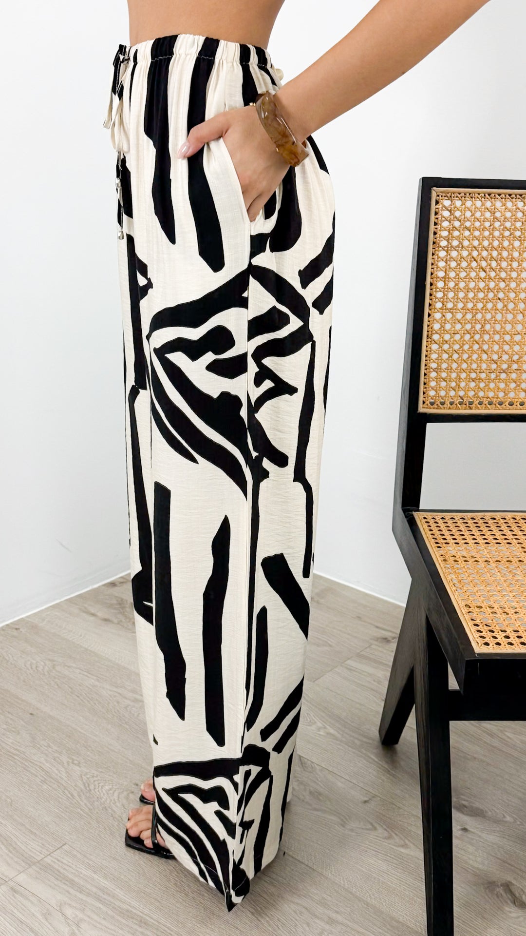 OWENS PANT - BEIGE/BLACK