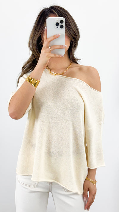 GIANNA TOP - BONE