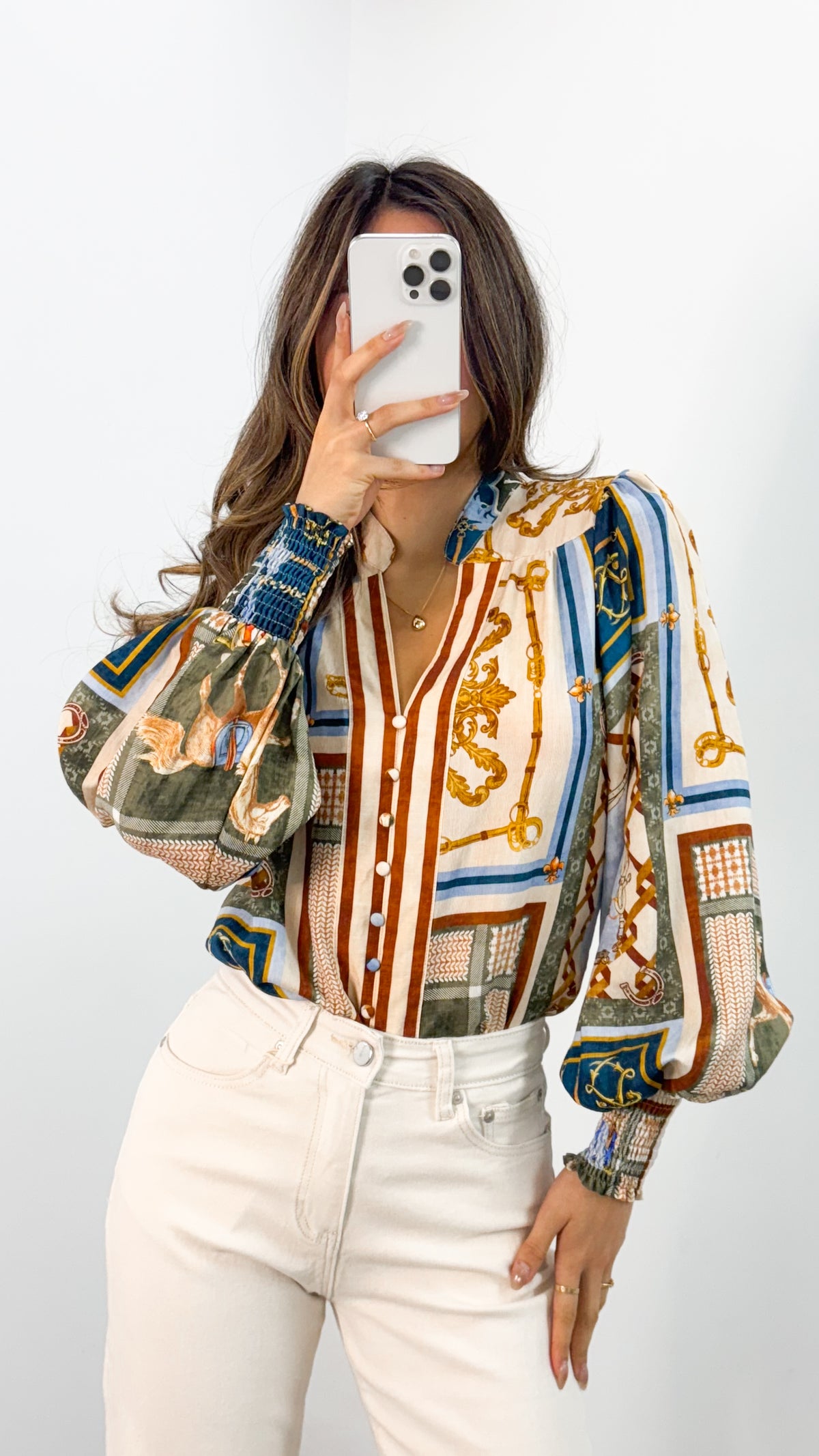 CAVELLO BLOUSE - MULTI