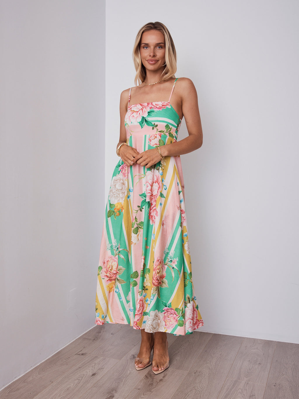 MIYAH MAXI DRESS - MULTI