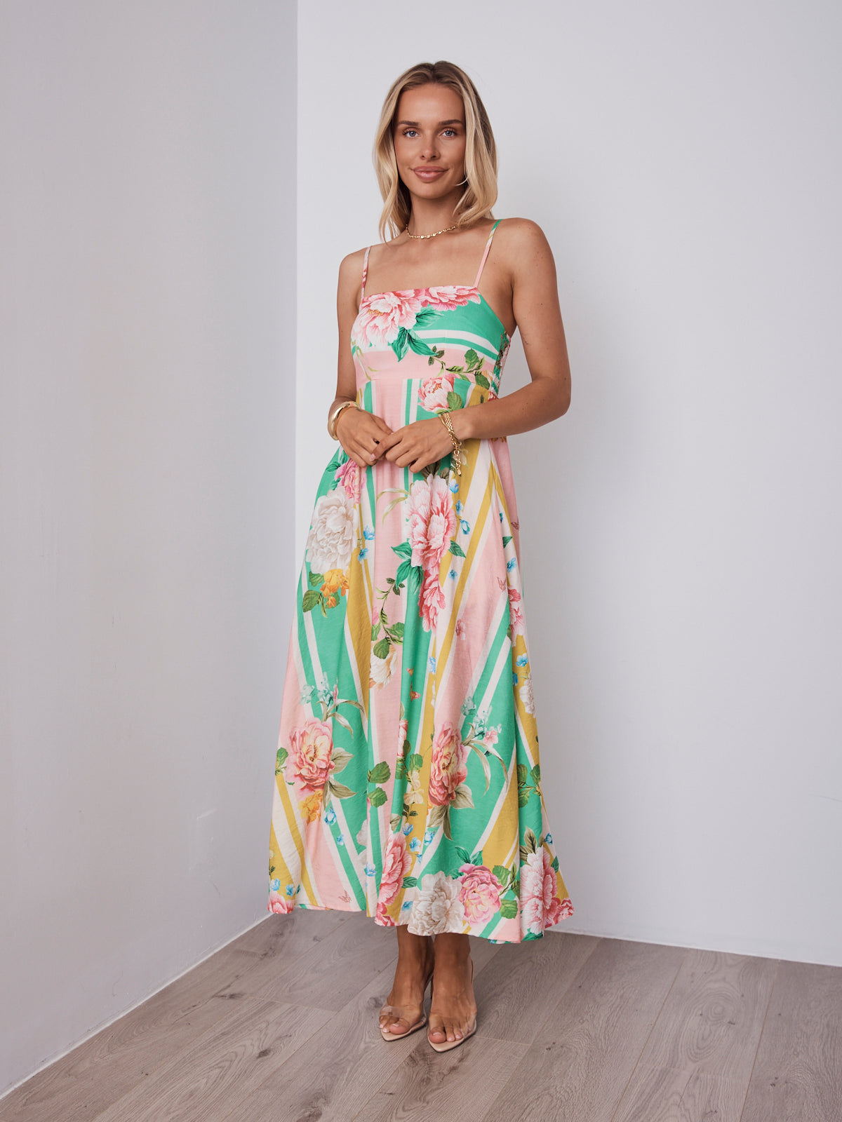MIYAH MAXI DRESS - MULTI