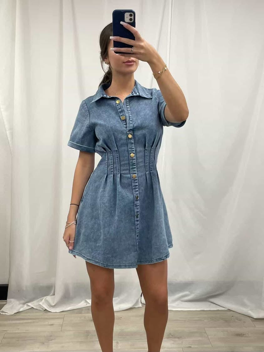 CHARLIE DRESS - DENIM