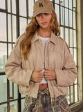 TYLER BOMBER JACKET - SAND